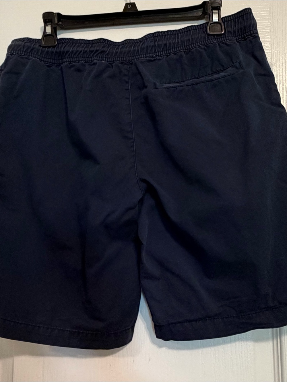 Aeropostale Men's Dark Navy Flat Front Elastic Waist Shorts